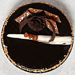 Eight Portion Rose Noir Cake