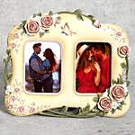 Personalised Yellow Floral Photo Frame