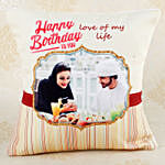 Romantic Birthday Personalized Cushion