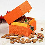Box of Almonds with Lumba Rakhi