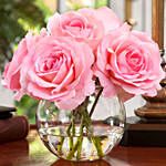 Real Touch Artificial Pink Roses