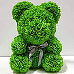 Artificial Green Roses Teddy