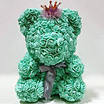 Artificial Roses Turquoise Crown Teddy