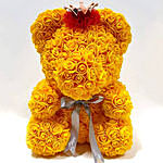 Artificial Roses Yellow Crown Teddy