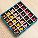 Colourful Heart Chocolates