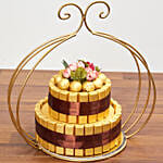 Delicious Two Tier Chocolate Tower