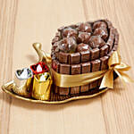 Golden Tray Of Chocolate