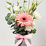 Pretty Arrangement Of Pink and White Flowers