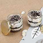 Set of 2 Yummy Tiramisu Jar Cakes