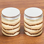 Set of 2 Soothing Tiramisu Jar Cakes