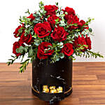 30 Red Roses Box Arrangement