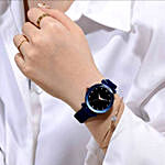 Shimmery Colour Changing Blue Watch