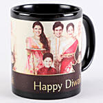 Personalised Diwali Wishes Family Mug