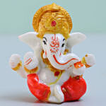 White Lord Ganesha Idol