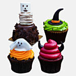 Delicious Spooky Chocolate Cupcakes