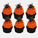 Halloween Spider Cupcakes 6Pcs