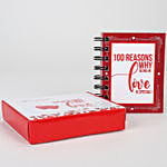 100 Reasons Love Book and Dairy Milk Combo