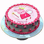 Peppa Pig Designer Pink Cake Vanilla