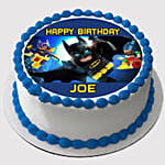 Batman Cream Photo Cake Butterscotch