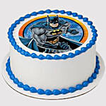 Batman Round Truffle Photo Cake