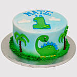 Cute Cartoon Dinosaur Truffle Cake