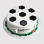 Delicious Football Truffle Cake