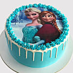 Elsa and Anna Truffle Cake