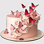 Glamorous Butterfly Vanilla Cake