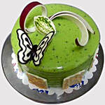 Green Butterfly Truffle Cake
