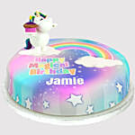 Magical Unicorn Birthday Vanilla Cake