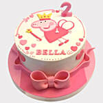 Peppa Pig Fondant Cake Butterscotch