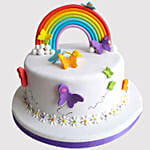 Rainbow Land Vanilla Cake