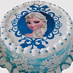 Round Frozen Truffle Photo Cake