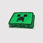 Minecraft Themed Vanilla Cake