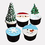 Christmas Fondant Cupcakes