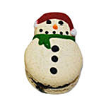 Snowman Macarons 6 Pcs