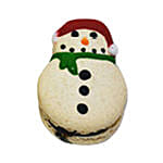 Snowman Macarons 6 Pcs