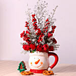 Ceramic Mug Flower Arrangement