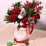 Santas Jar Or Flowers