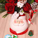 Santas Jar Or Flowers