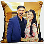 Anniversary Flowers and Personalised Cushion