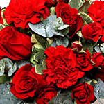 Romantic Red Flowers Vase