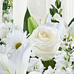 Fresh White Flowers Vase