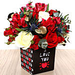 I Love You Flower Vase