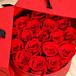 Luxurious Box Of Red Roses