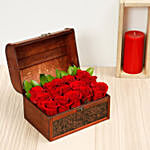 Red Roses Arrangement in a Box