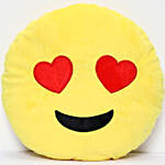 Two Hearts Smiley Cushion