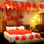 Romantic Red Themed Love You Balloon Decorations