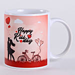 Happy Kiss Day Mug & Cushion Combo