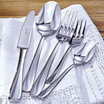 Elegant Silver Cutlery Set